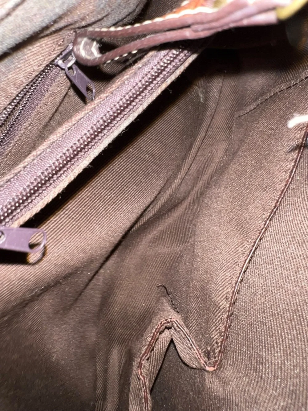 Nice  Patchwork Canvas Shoulder Bag in Multicolor